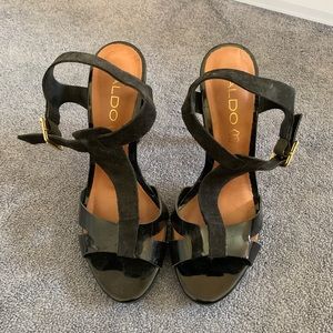 Black aldo pumps